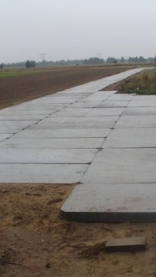 Строительство дорог из дорожной плиты